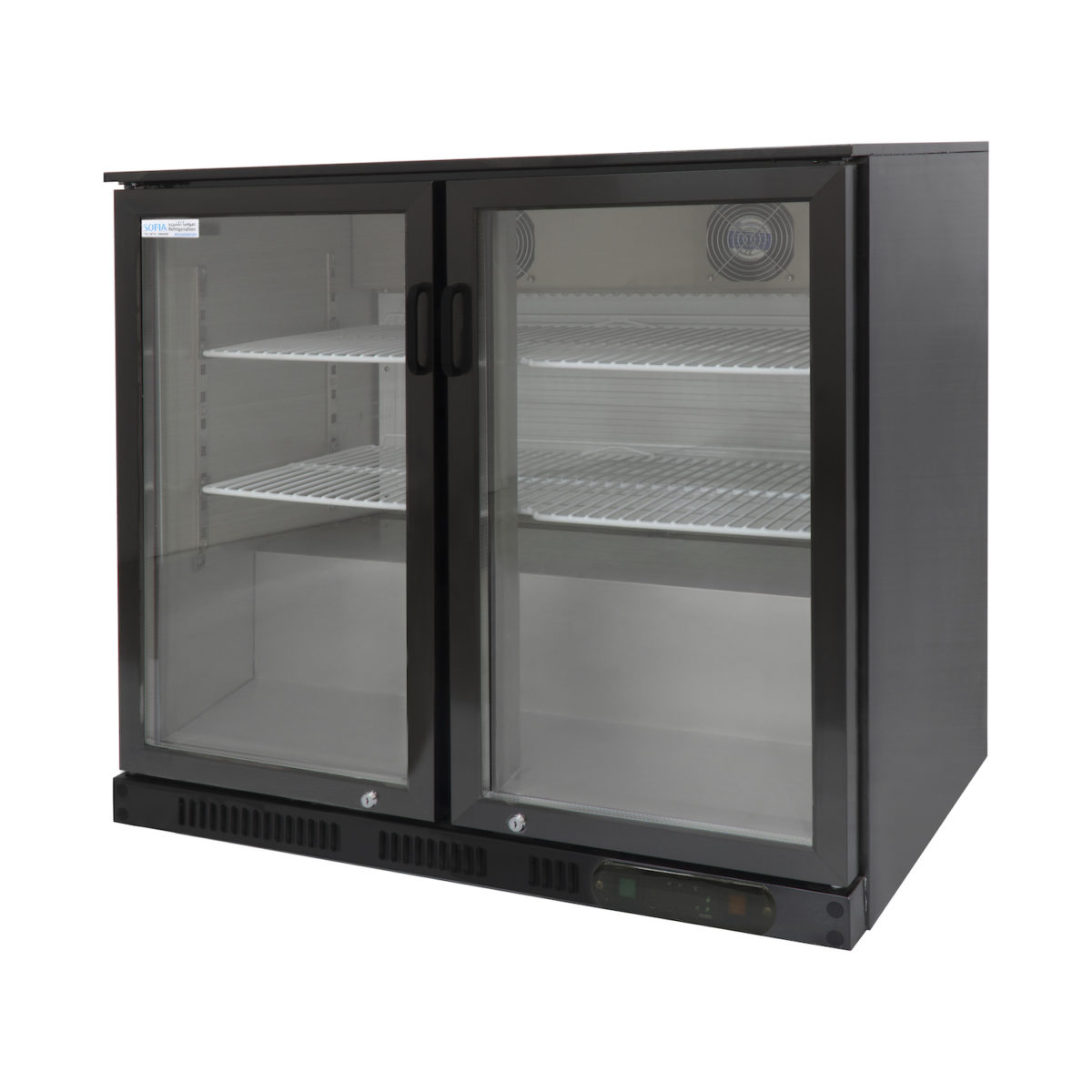 Upright Double Door Bottle Cooler - Sofia Refrigeration