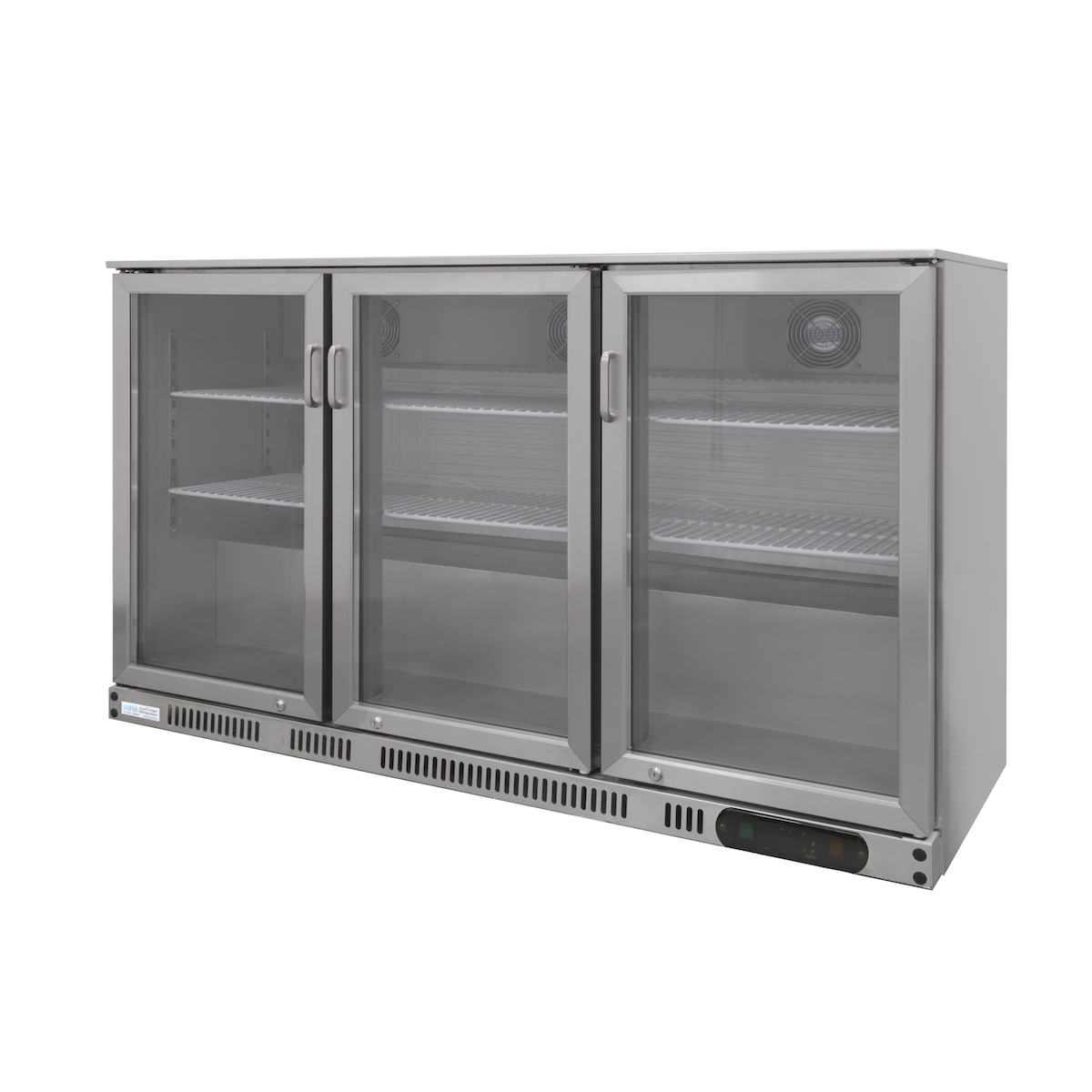 Three store door cooler