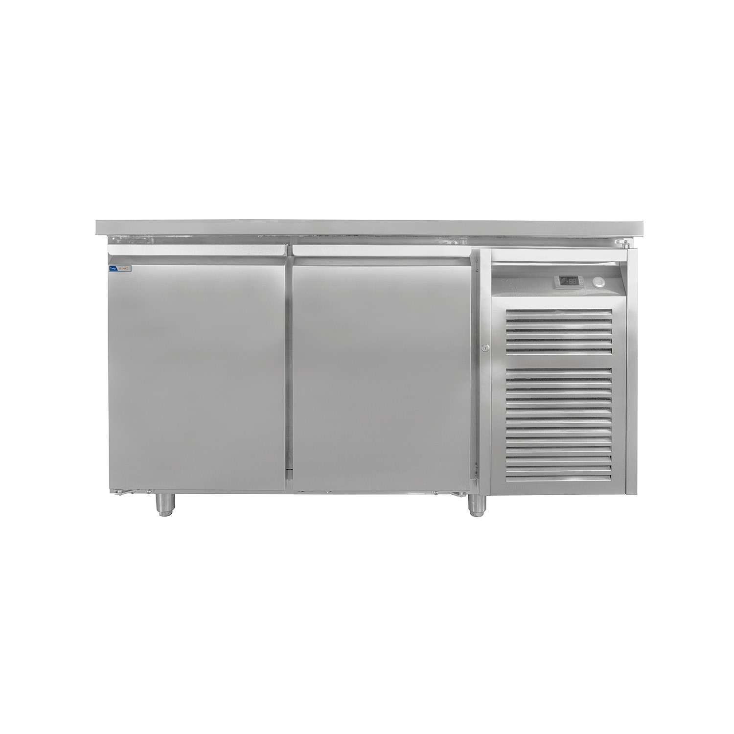 double door under counter freezer