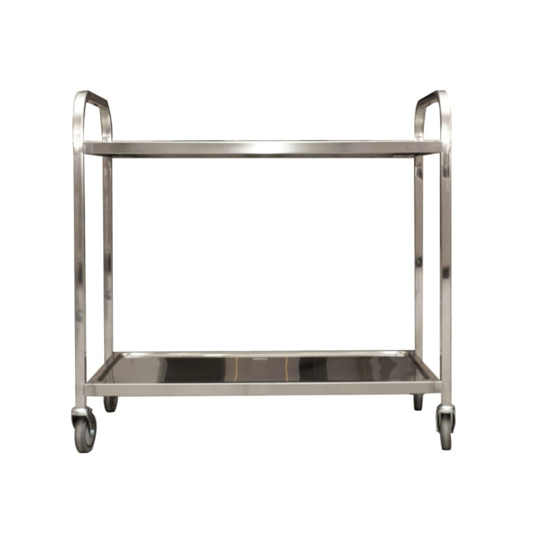 Ref Trolley 2 Tier Stainless Steel Serving Trolley - Sofia Refrigeration